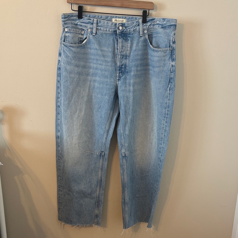 NWT Madewell The Darted Barrel Leg Jean